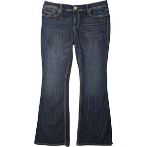 Seven7 Y2K Low Rise Bell Bottom Jeans – Stretch Western Flares, L/XL